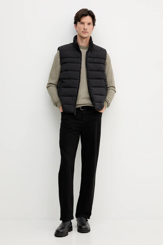 Светр із додаванням вовни BOSS 50549985 зелений AW25