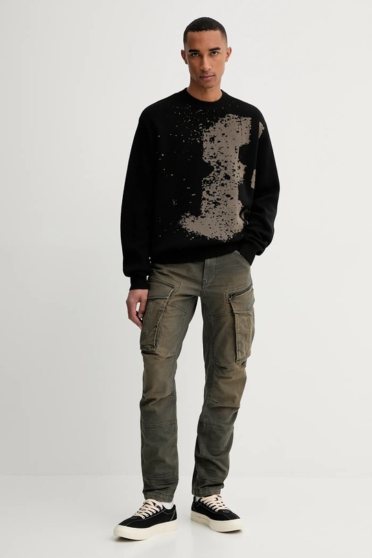 G-Star sweter bawełniany 0 D27772.D488 czarny AW25