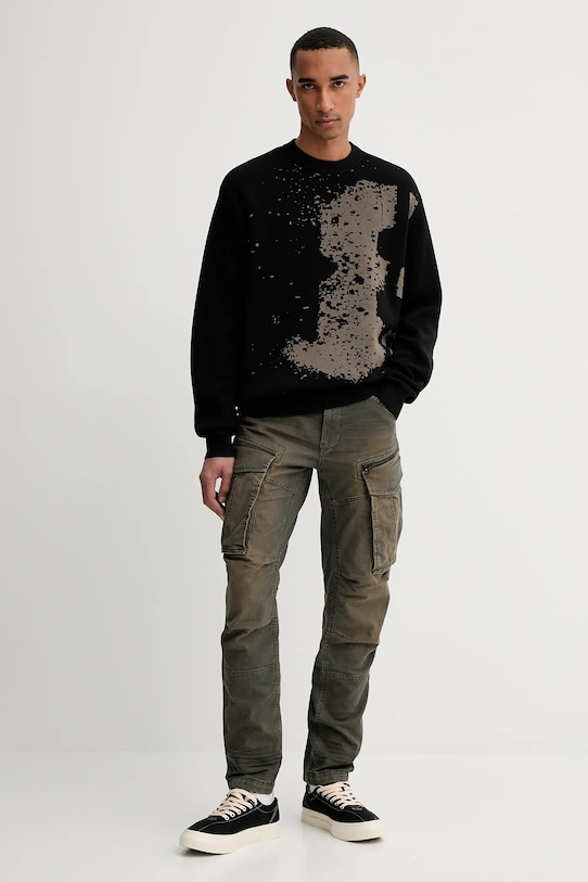 G-Star pulover de bumbac D27772.D488 negru AW25