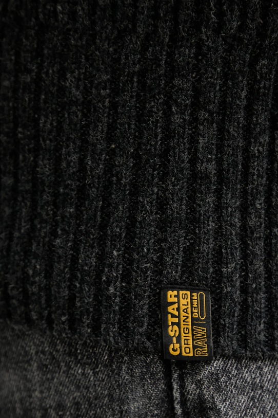 Svetr s příměsí vlny G-Star D23731.E212 šedá