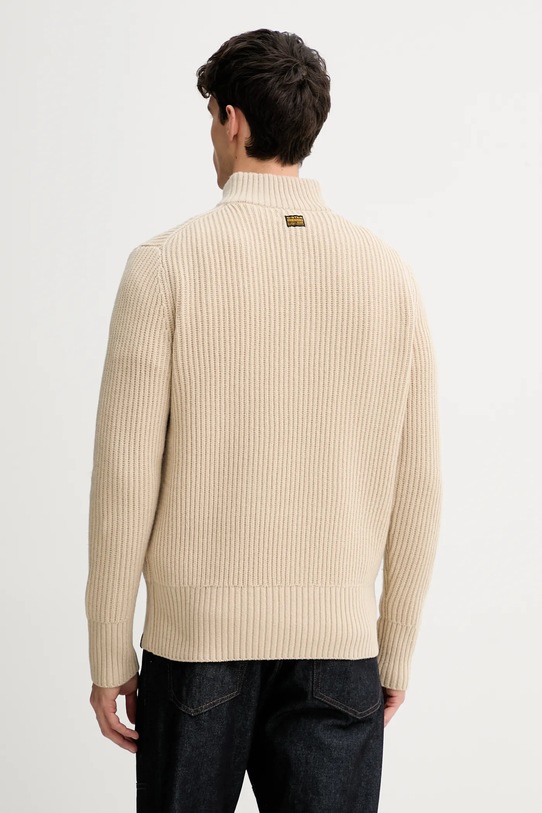 Odzież G-Star sweter z dodatkiem wełny D23938.E212 beżowy