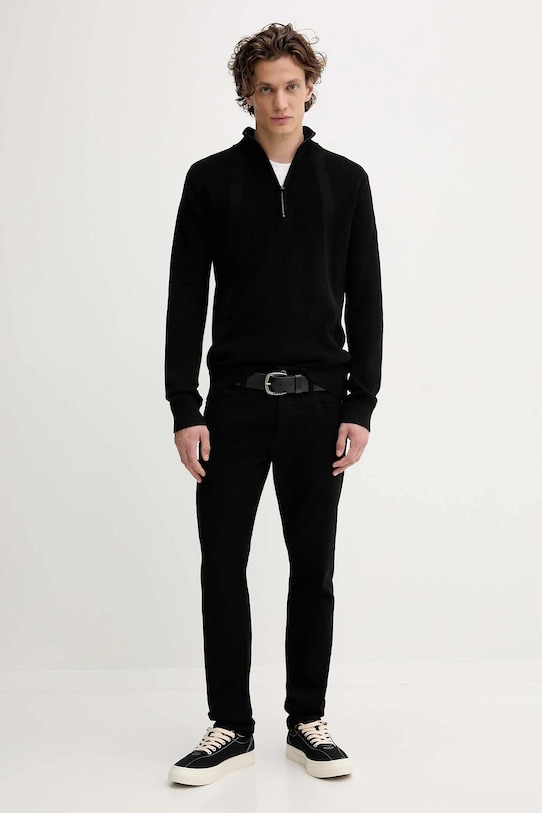 G-Star pulover de bumbac D26726.C868 negru AW25