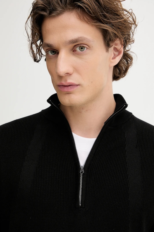 G-Star pulover de bumbac negru D26726.C868