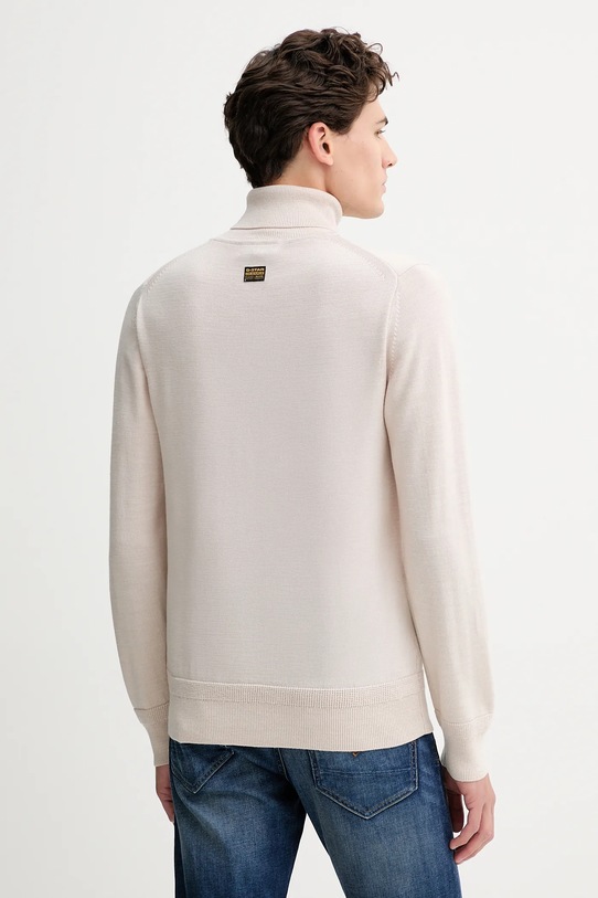 Odzież G-Star sweter wełniany 0 D27706.B692 beżowy