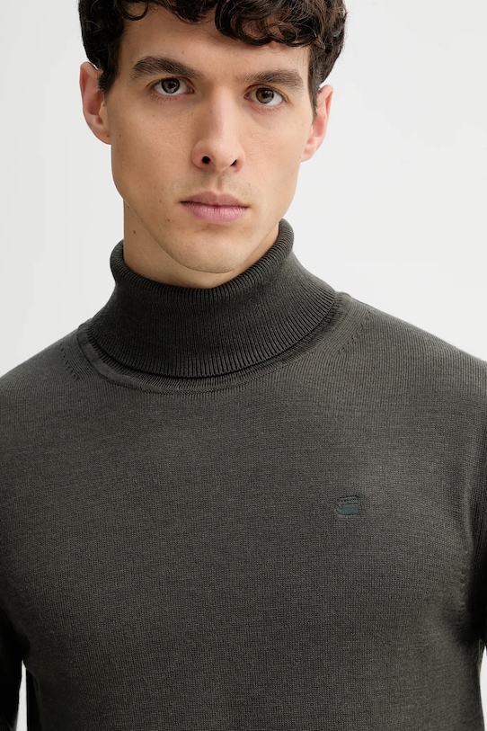 Vlněný svetr G-Star zelená D27706.B692