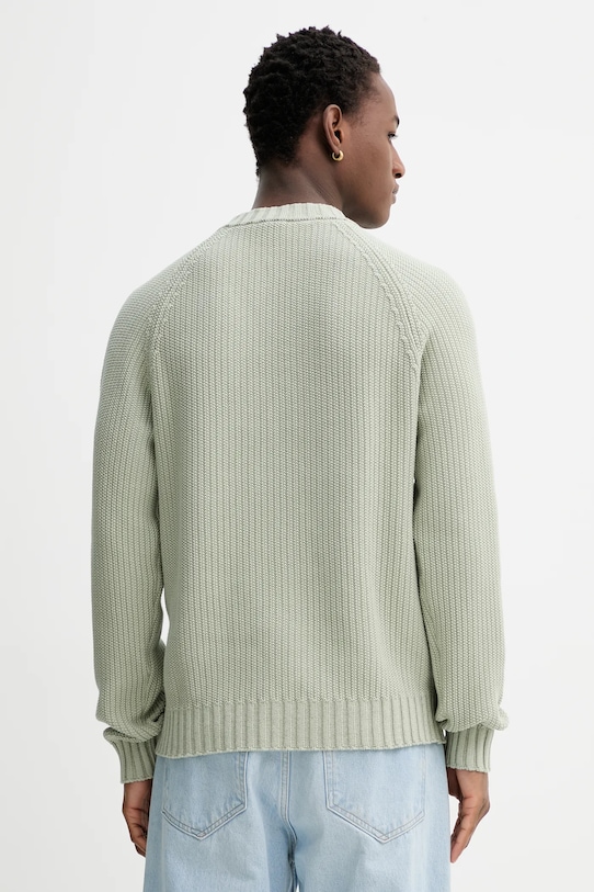 Odzież Hugo Blue sweter bawełniany 50551398 zielony