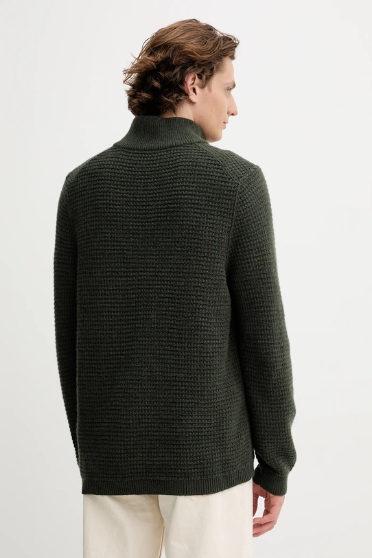 Odzież Marc O'Polo sweter z dodatkiem wełny 5000007327 zielony