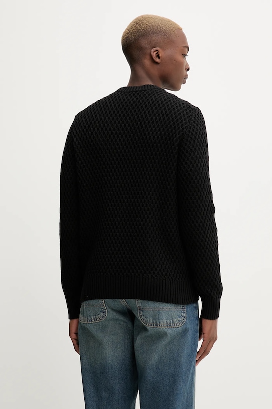 Одежда Хлопковый свитер HUGO 50546995 чёрный