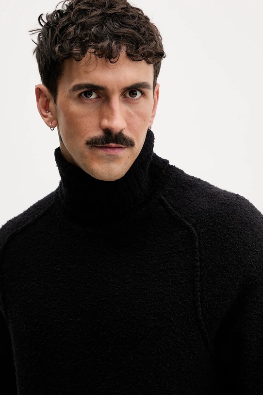 Πουλόβερ HUGO μαύρο 50546996