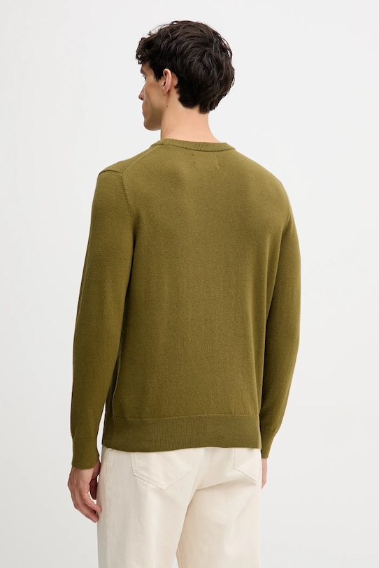 Odzież Marc O'Polo sweter z dodatkiem wełny 529514460504 zielony