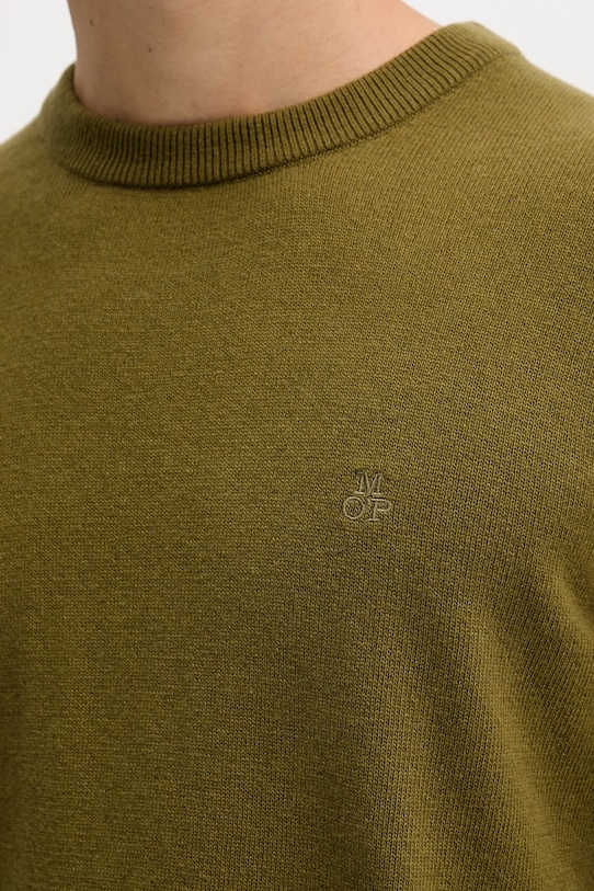 Marc O'Polo sweter z dodatkiem wełny 529514460504 zielony