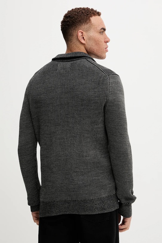 Odzież Marc O'Polo sweter z dodatkiem wełny M29507960118 szary