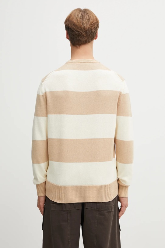 Odzież Lacoste sweter bawełniany AH5179 beżowy