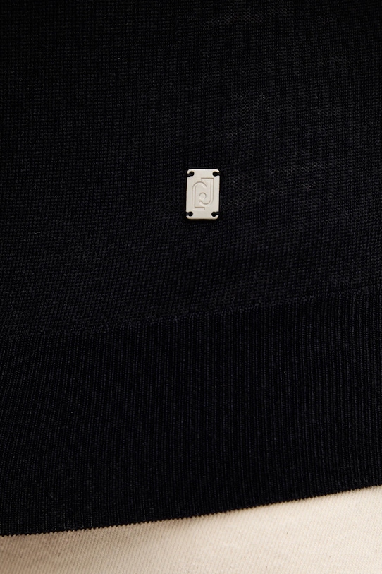 Liu Jo sweter wełniany QXX068.MA27P granatowy