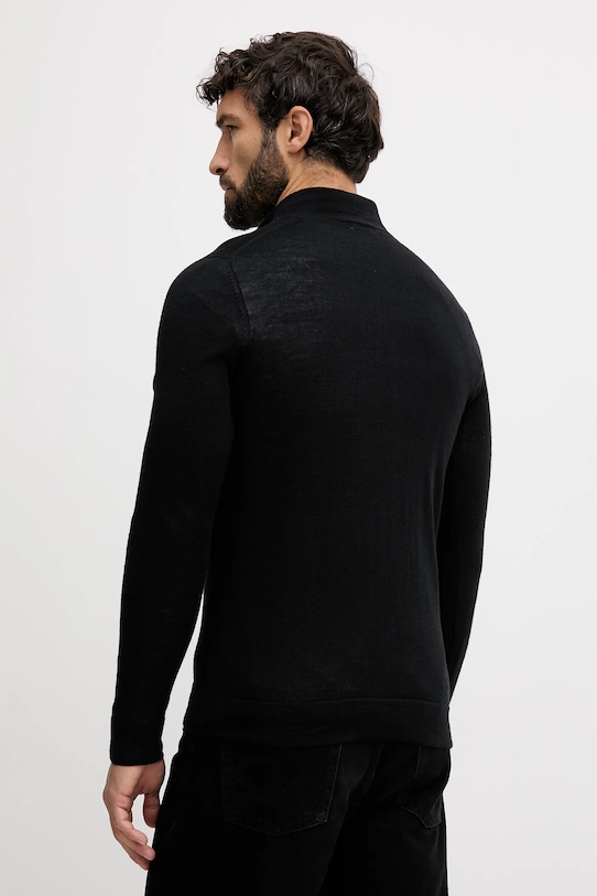 Îmbrăcăminte Lindbergh pulover de lână 30.800055 negru