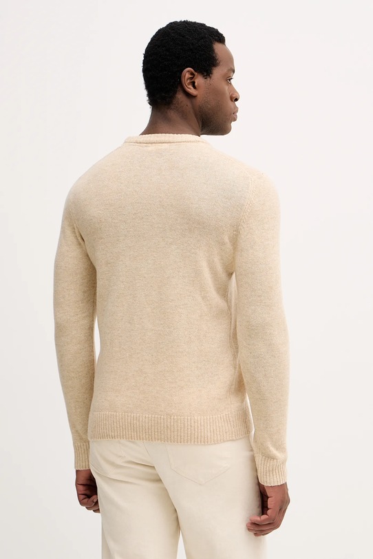 Odzież Lindbergh sweter z dodatkiem wełny 30.800220 beżowy