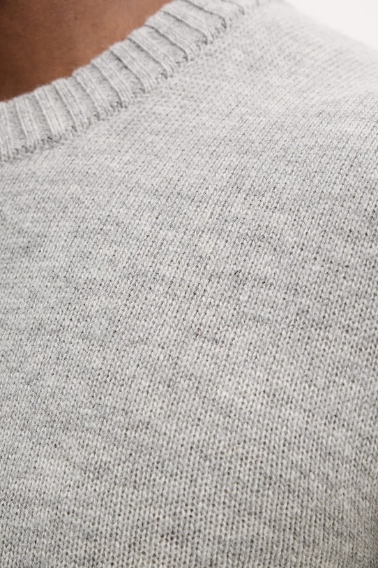 Lindbergh sweter z dodatkiem wełny 30.800220 szary