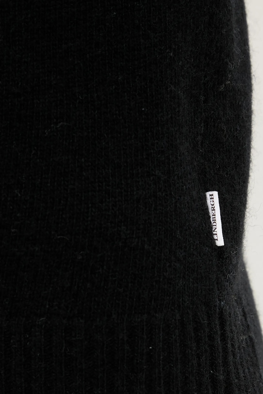 Lindbergh sweter z dodatkiem wełny 30.800220 czarny