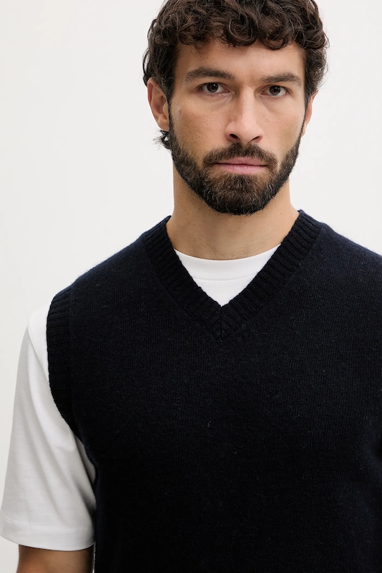 Vesta s prímesou vlny Lindbergh tmavomodrá 30.800221