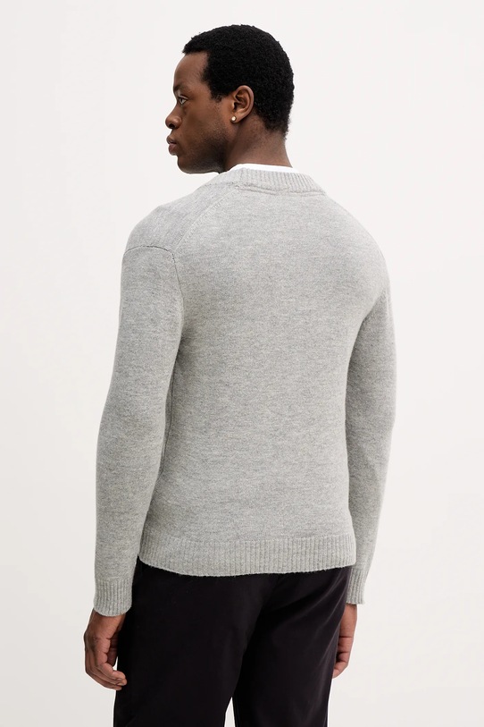 Odzież Lindbergh kardigan z dodatkiem wełny 30.800223 szary