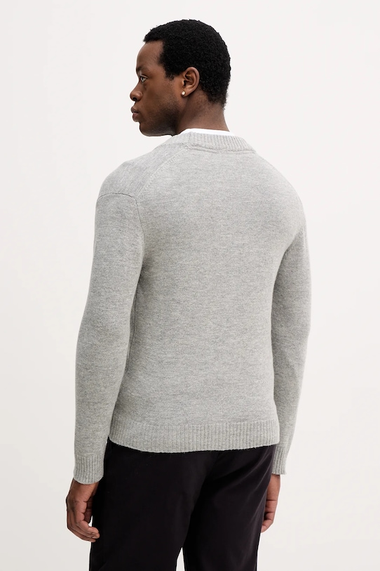 Odzież Lindbergh kardigan z dodatkiem wełny 30.800223 szary