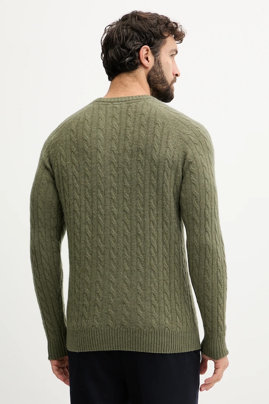 Odzież Lindbergh sweter z dodatkiem wełny 30.800227 zielony