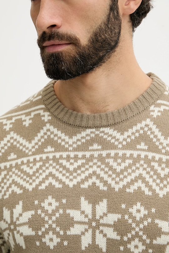 Lindbergh sweter z dodatkiem wełny 30.805020 beżowy