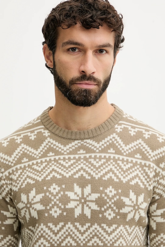 Sveter s prímesou vlny Lindbergh zelená 30.805020