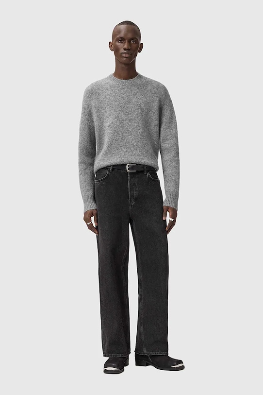 AllSaints pulover din amestec de mohair COBY M005KD gri