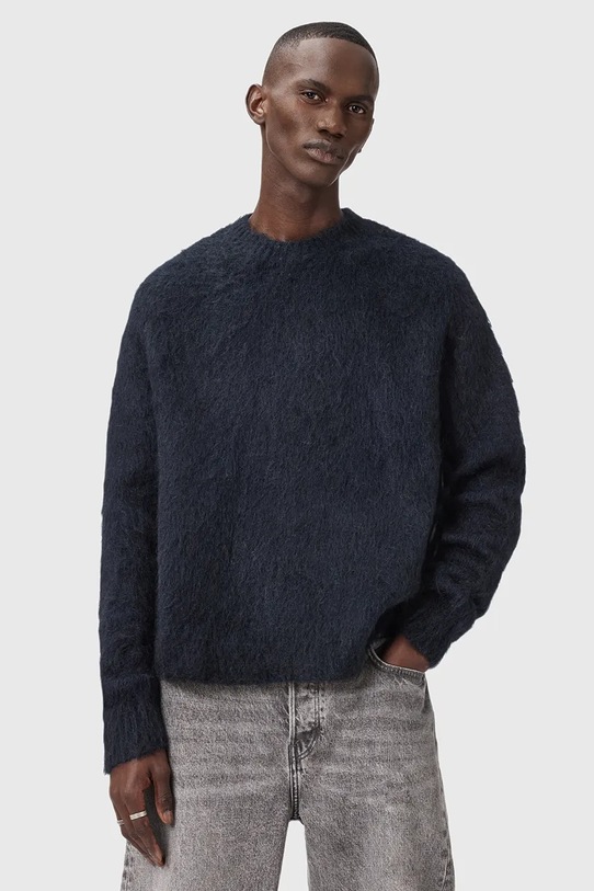 Свитер с добавлением мохера AllSaints COBY чёрный M005KD