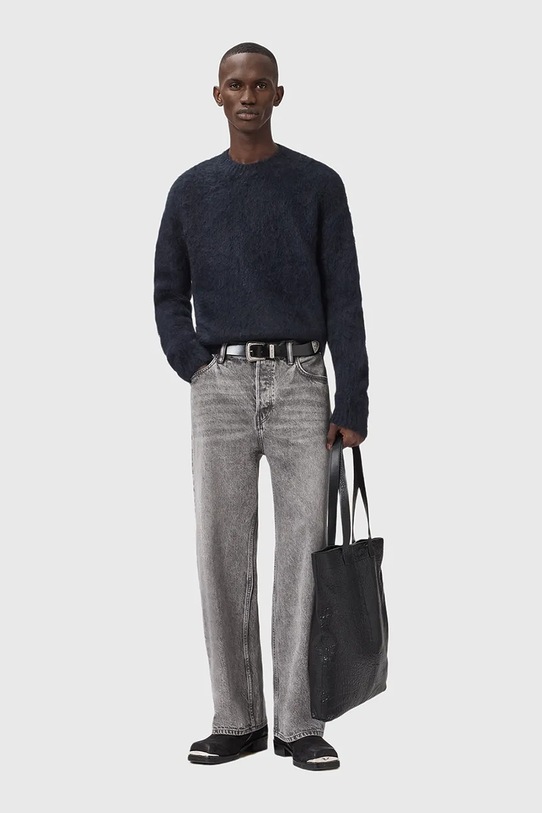 AllSaints pulover din amestec de mohair COBY M005KD negru