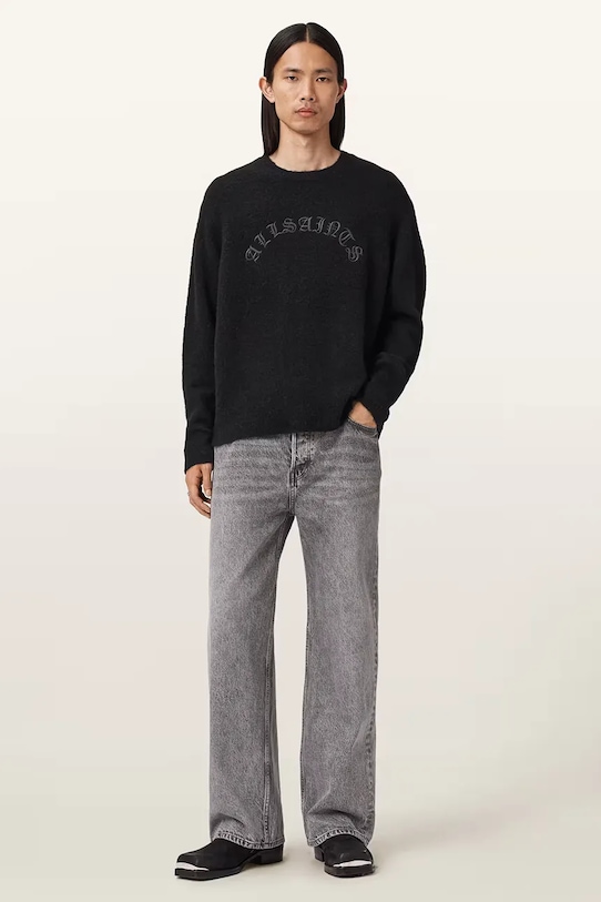 Πουλόβερ με προσθήκη αλπακά AllSaints CURV M020KD