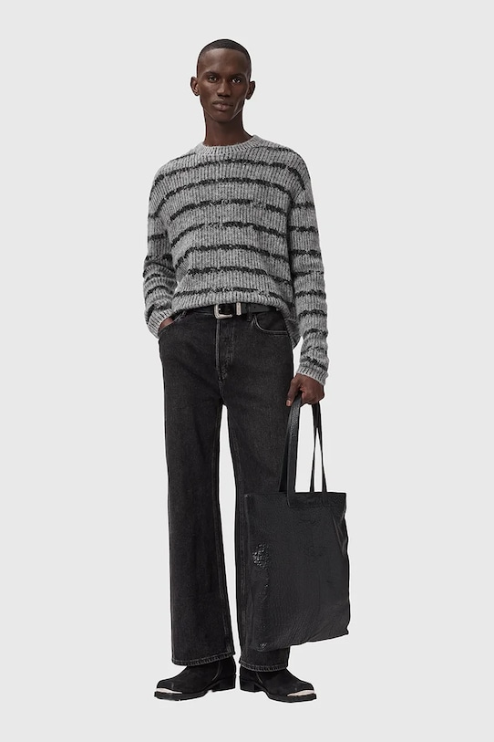 AllSaints pulover din amestec de lână DISSOLVED M003KD gri