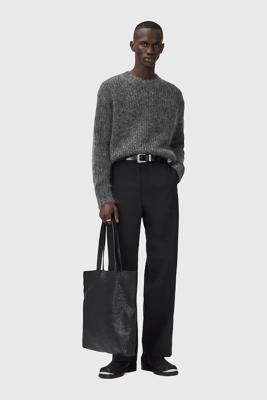 AllSaints sweter z dodatkiem wełny MYLES M050KD