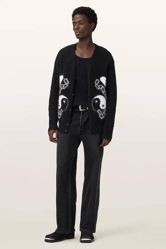 Kardigan s příměsí vlny z alpaky AllSaints REFLECTION M011KD