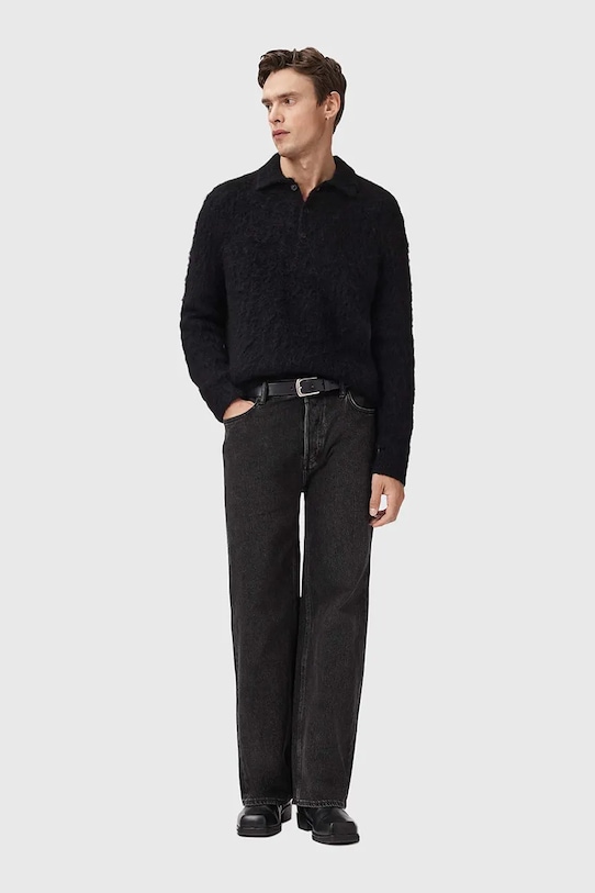 AllSaints sweter z dodatkiem wełny SONNY M014KC