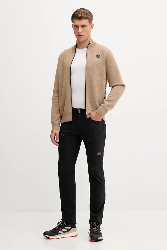 Кардиган з додаванням вовни Fusalp Mayeul G2110 бежевий AW25