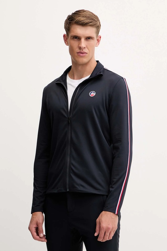 Mikina Fusalp Mariozip bez kapucne tmavomodrá I2131