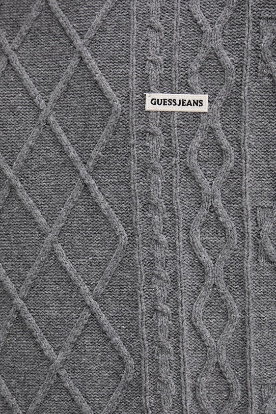 Πουλόβερ με προσθήκη μαλλιού Guess Jeans M5BR04.Z0561 γκρί