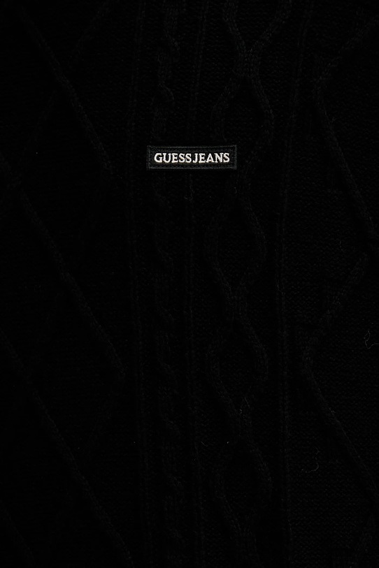 Guess Jeans sweter z dodatkiem wełny M5BR04.Z0561 czarny