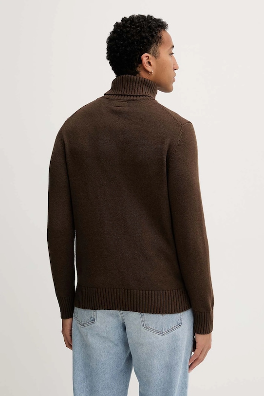 Odzież Guess Jeans sweter z dodatkiem wełny M5BR58.Z0561 brązowy