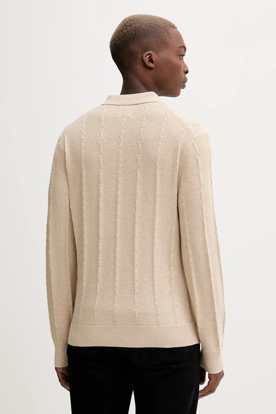 Odzież Abercrombie & Fitch sweter z dodatkiem wełny KI120.5142.150 beżowy