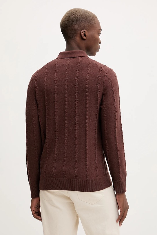Ρούχα Πουλόβερ με προσθήκη μαλλιού Abercrombie & Fitch KI120.5142.400 καφέ