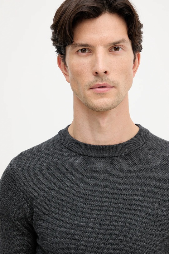 Trussardi sweter wełniany szary M0038000005N