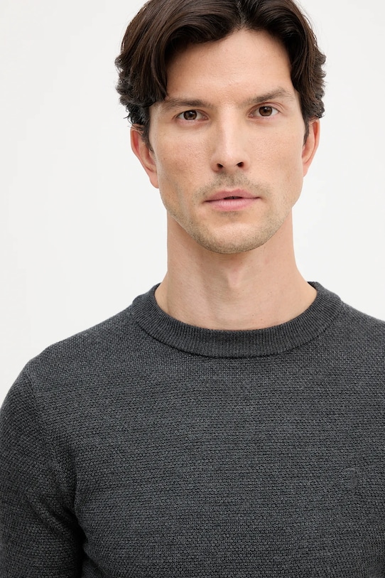 Vlnený sveter Trussardi sivá M0038000005N