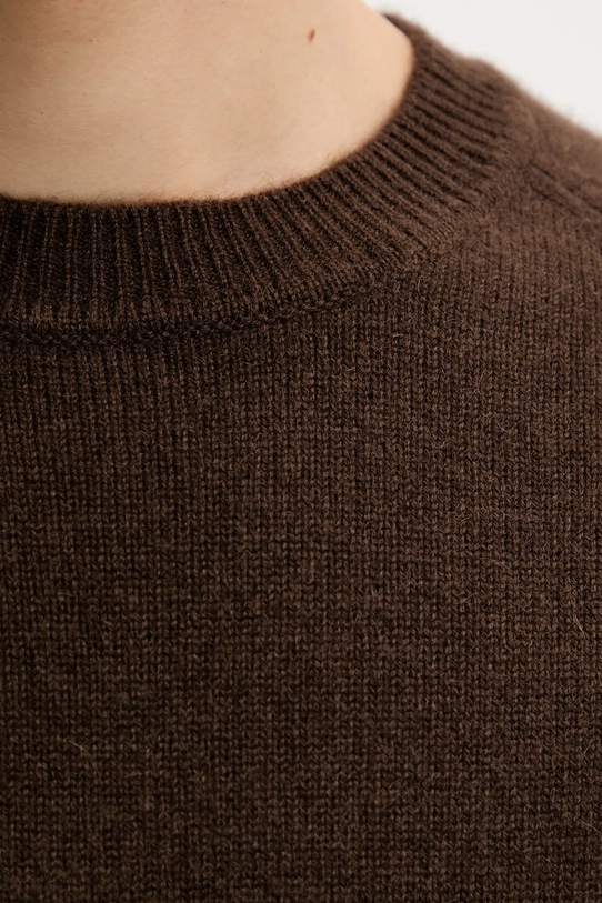 FROM FUTURE sweter kaszmirowy MPR01486 brązowy