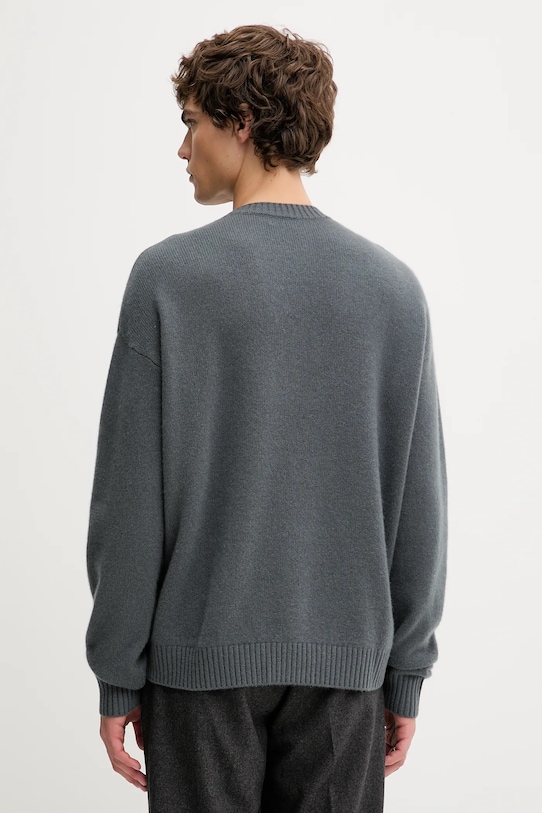 Odzież FROM FUTURE sweter kaszmirowy MPR03345 szary