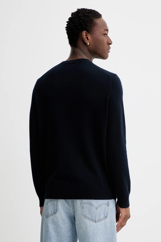 Odzież FROM FUTURE sweter kaszmirowy MPR03346 granatowy