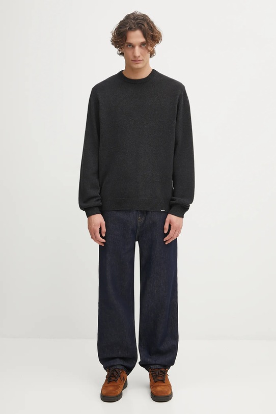 Carhartt WIP sweter z dodatkiem wełny Alten Sweater I033917.BTXX czarny