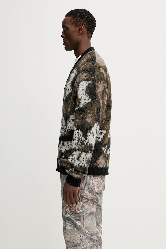 Carhartt WIP kardigan z dodatkiem wełny Merton Cardigan I035391.38XXX multicolor AW25